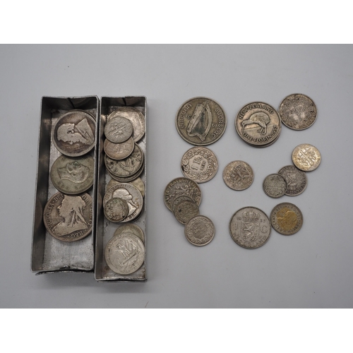 292 - Assorted early coins to include Queen Victorian. Some silver content