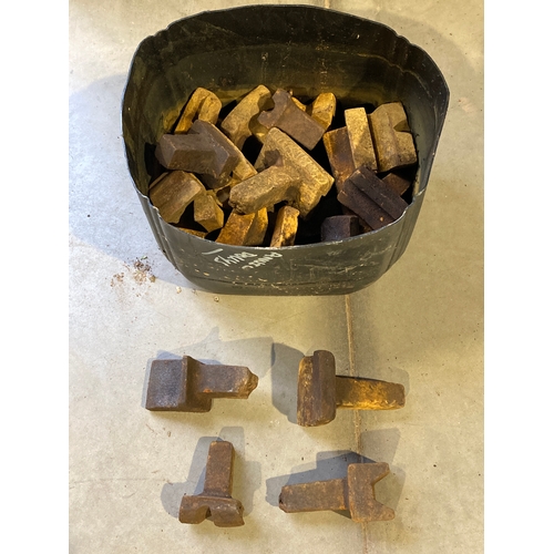 349 - Mixed Blacksmiths anvil tools