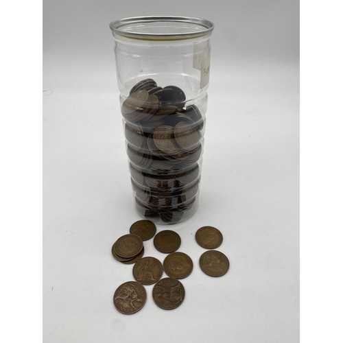 405 - Pre-decimal one penny coins. Approx. 300