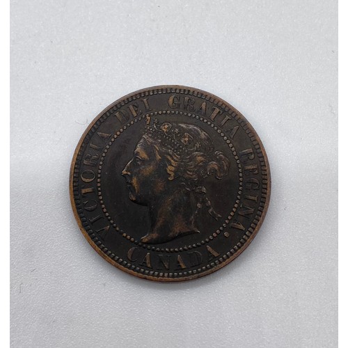 294 - Queen Victoria Canadian one cent 1897