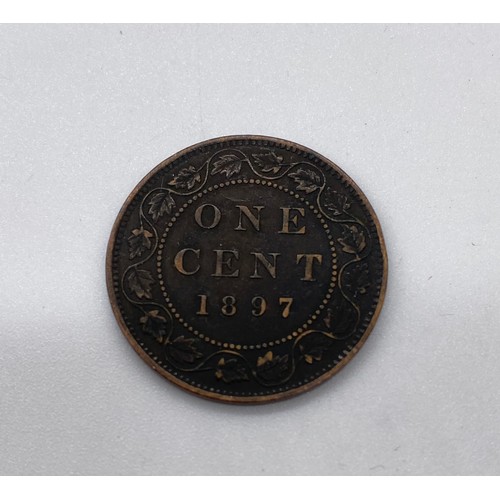 294 - Queen Victoria Canadian one cent 1897