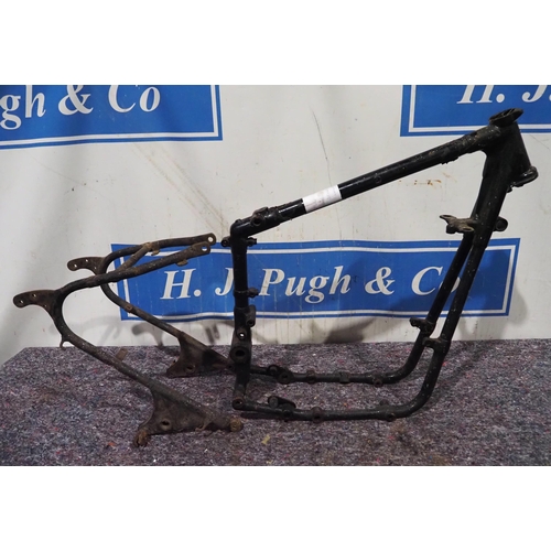 124 - Matchless G12 1966 motorcycle frame. Frame No. A86223