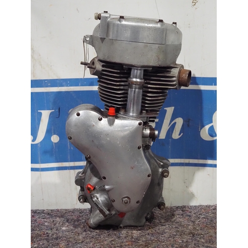 224 - Velocette MAC all alloy 350cc long stroke engine parts, c/w  rockers and push rods. Needs attention