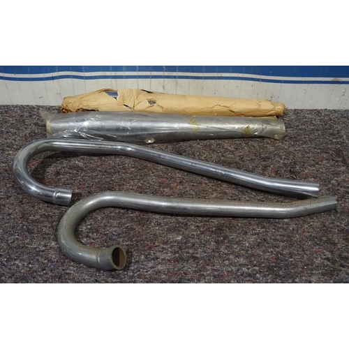 258 - Norton exhaust parts - NOS