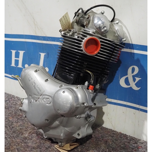 265 - Norton Commando engine, rebuilt in 1992 to include new RH four cylinder head, gas flowed ports, shor... 