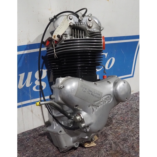 265 - Norton Commando engine, rebuilt in 1992 to include new RH four cylinder head, gas flowed ports, shor... 