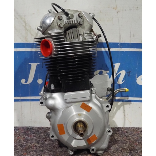 265 - Norton Commando engine, rebuilt in 1992 to include new RH four cylinder head, gas flowed ports, shor... 