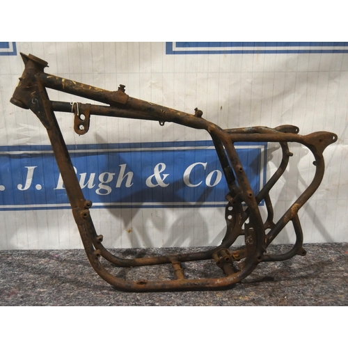 389 - BSA A10 1954 frame. S/n 0A72904