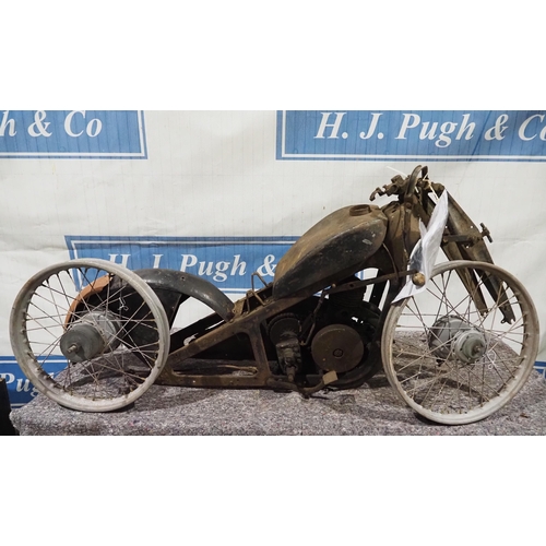 4 - Coventry Eagle 150cc motorcycle project with transferable V5C. Reg. LMK 833. Frame no. 69817, engine... 