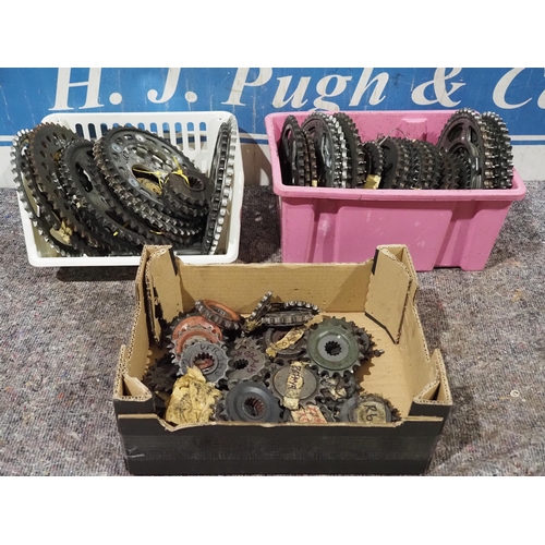 632 - Quantity of motorcycle sprockets
