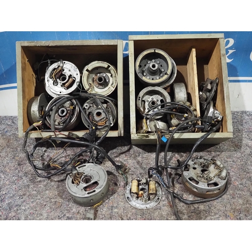 649 - Assorted motorcycle electric coils etc