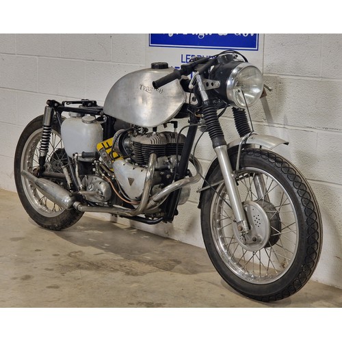 878 - Triumph TRW motorcycle project. 1964. 500cc. 
Engine No. TRW26402X
Believed to have been a factory p... 