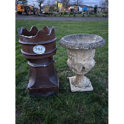 396A - Chimney and urn