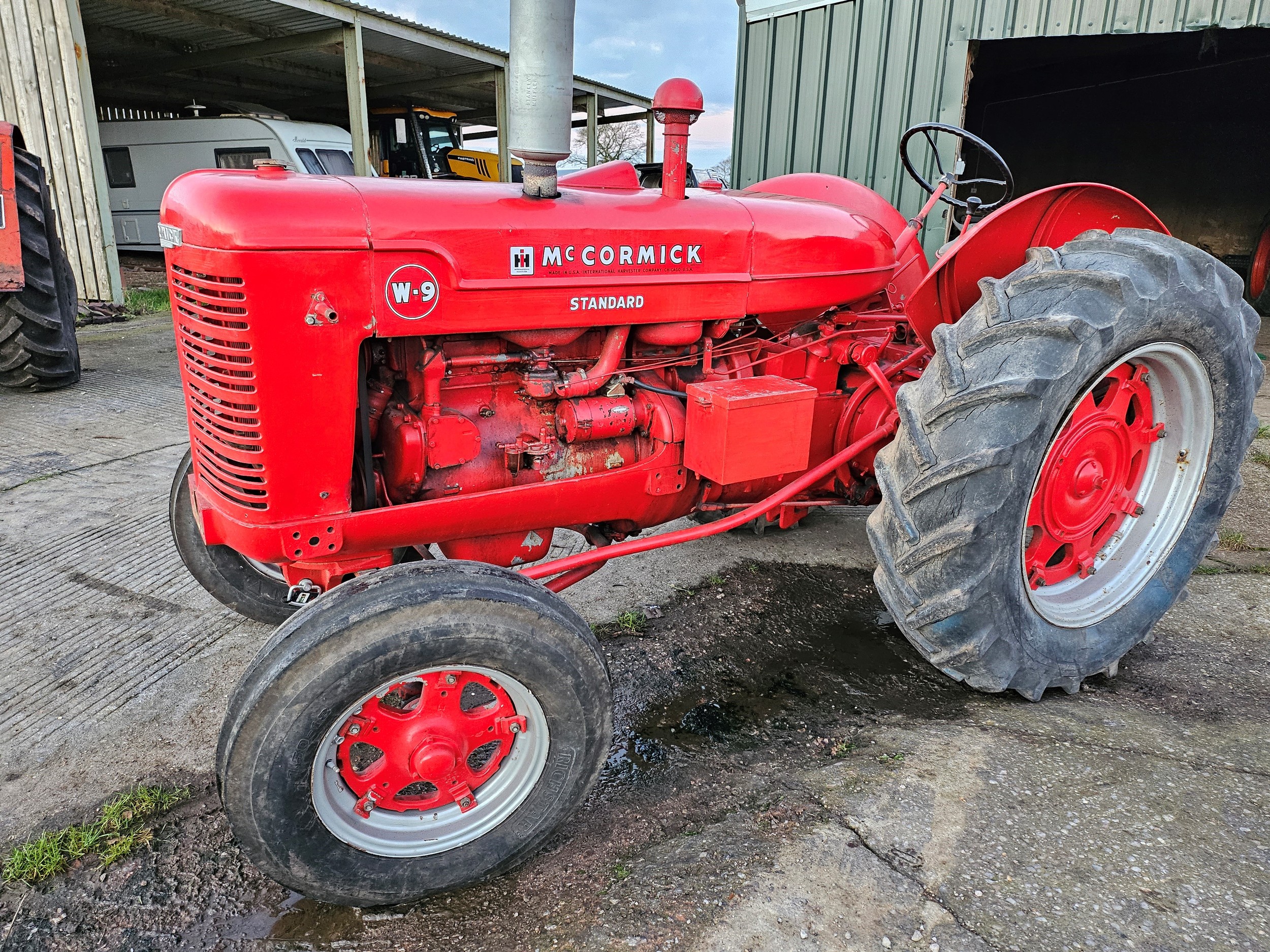 McCormick W9 P/P tractor. Good runner, older restoration. No paperwork