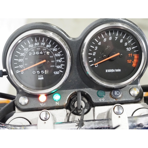 1002 - Suzuki GS500K2 motorcycle. 2002. 487cc. 
Runs and rides has had new battery recently fitted. Comes w... 