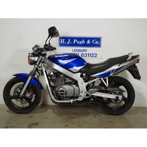 1002 - Suzuki GS500K2 motorcycle. 2002. 487cc. 
Runs and rides has had new battery recently fitted. Comes w... 