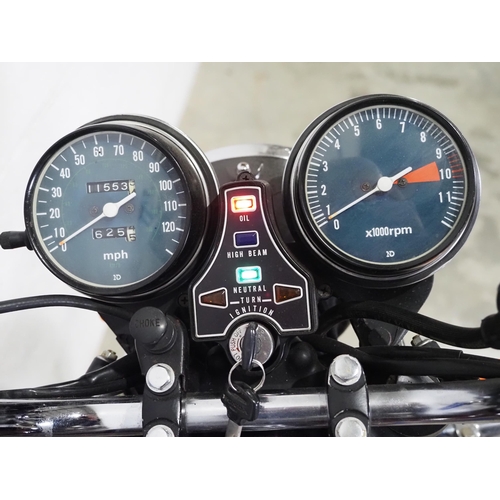 1011 - Honda 550 Four motorcycle. 1978. 550cc. 
Frame No. CB550K-2116743
Engine No. CB550E-2116797
Runs and... 