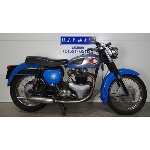 809 - BSA A7/A10 motorcycle. 1961. 650cc. 
Frame No. G.A7.14820 as stated on V5
Engine No. DA10.14566 as s... 