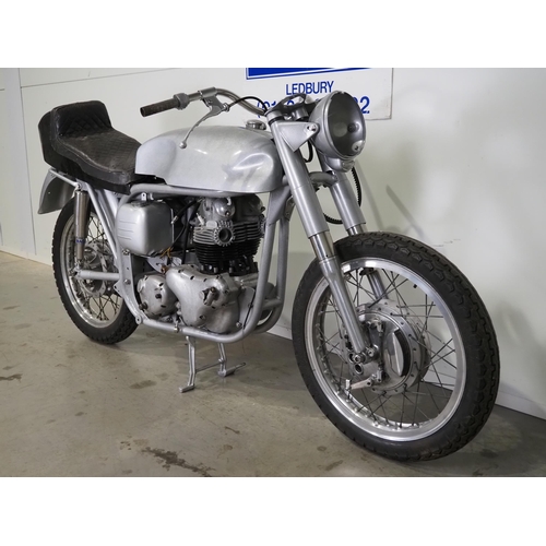813 - Norton race bike project.
Engine No. 99C2021. 
With Norton engine and frame. Has been painted and as... 