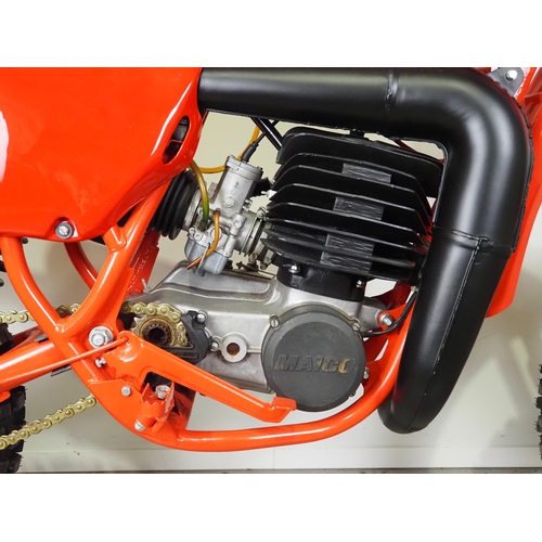 866 - Maico MC400/T motocross bike. 1978. 400cc.
Frame No. 3410642
Engine No. RT3372213
Runs but requires ... 
