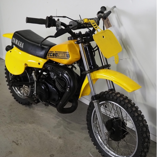 871 - Yamaha YZ 50 motorcycle. 
Frame No- 3R0-003975
Runs and rides, came from a collection in Florida and... 