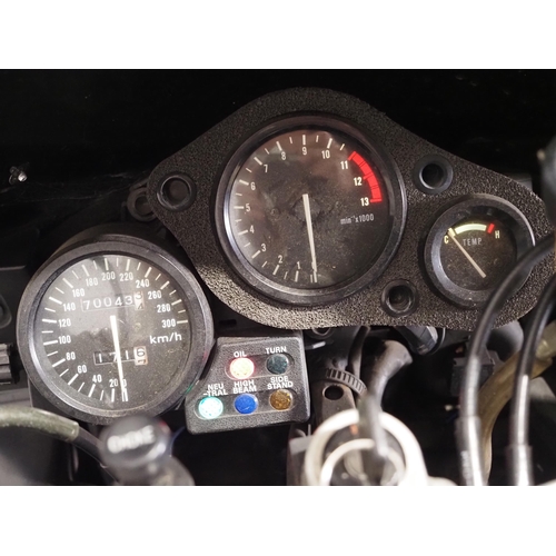 874 - Honda CBR 900RR Fireblade motorcycle. 1992
Frame No. SC282005973
Runs. Dutch import and comes with N... 