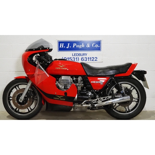 876 - Moto Guzzi 850 Le Mans 3 motorcycle. 1984. 849cc
Frame No. VF 16480
Engine No. T71274
Last running i... 