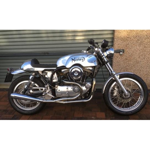 890 - Norley motorcycle. 1955. 1200cc.
Frame No. 62199
Engine No. CAH01221941
Engine turns over. Norton fe... 