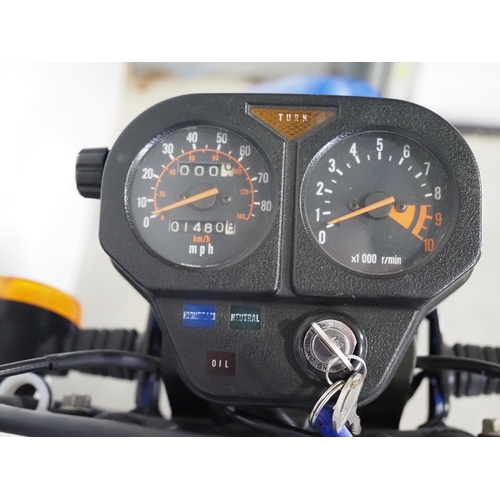 927 - Suzuki TS125ERZ motorcycle. 1996. 123cc
Frame No. SF11A122545
Engine No. 180276
Runs and rides. The ... 