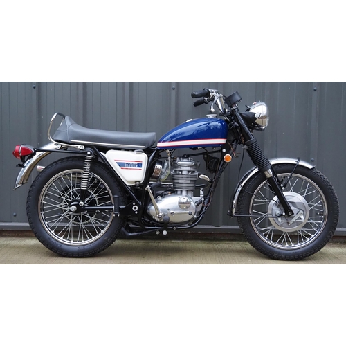 933 - BSA Starfire 250 motorcycle. 1970. 
Engine No. ND02565B25S
Frame No. ND02565B25S
Fitted with B25 eng... 