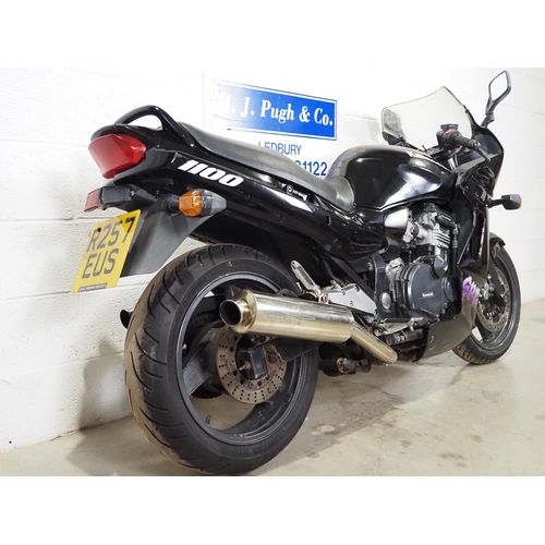 Kawasaki GPZ 1100 motorcycle. Frame No. ZXT10E-031734 Engine No 