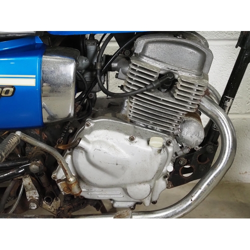 982 - Honda motorcycle. 1980. 198cc. 
Frame No. MA012012802
Engine No. MA01E2029124
Engine turns over with... 
