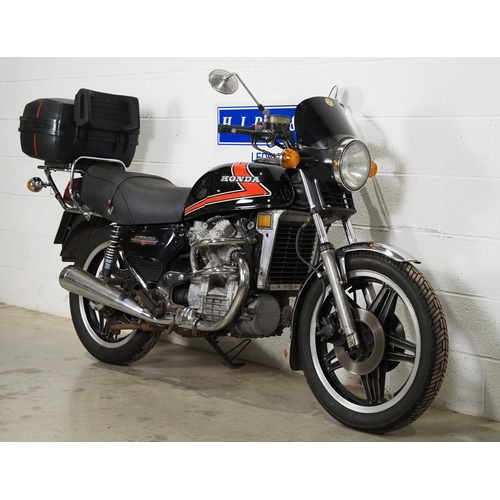 998 - Honda CX500 motorcycle. 1982. 498cc. 
Engine runs on easy start but requires attention. Carburettors... 