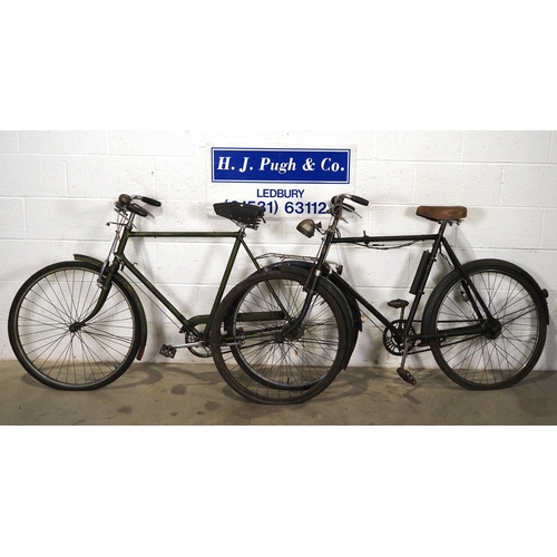 691 - Philips & Raleigh vintage bicycles