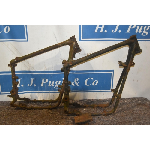 489 - Norton/Matchless N15cs frame parts - 2