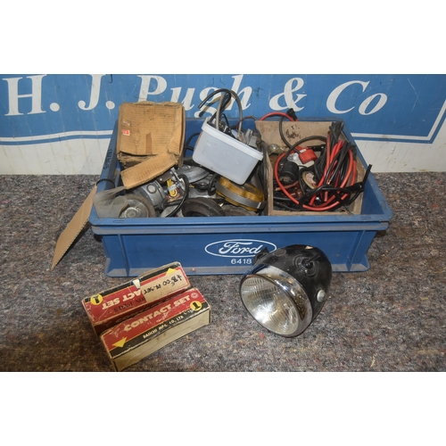 502 - BSA Bantam headlight and ignition system