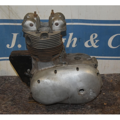 507 - Triumph T100 Unit engine with crankshaft, cam, rockers. No pistons, con rods or gearbox