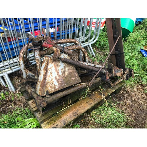 159 - Massey Ferguson finger bar mower with badges