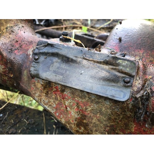 159 - Massey Ferguson finger bar mower with badges