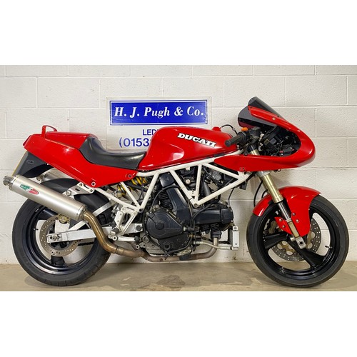 1017 - Ducati 750SS motorcycle. 1992. 748cc. 
Runs and last ridden in July 2023. Carburettors have been cle... 