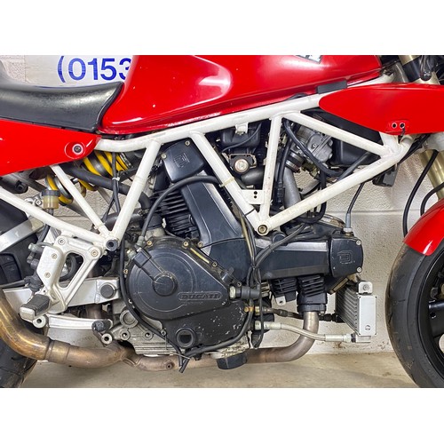 1017 - Ducati 750SS motorcycle. 1992. 748cc. 
Runs and last ridden in July 2023. Carburettors have been cle... 