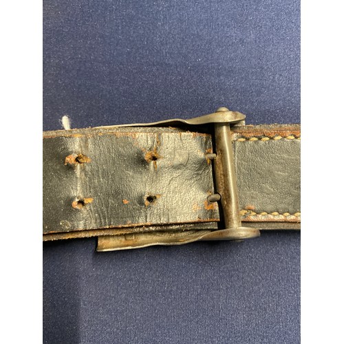 247 - German WWII railway belt and buckle