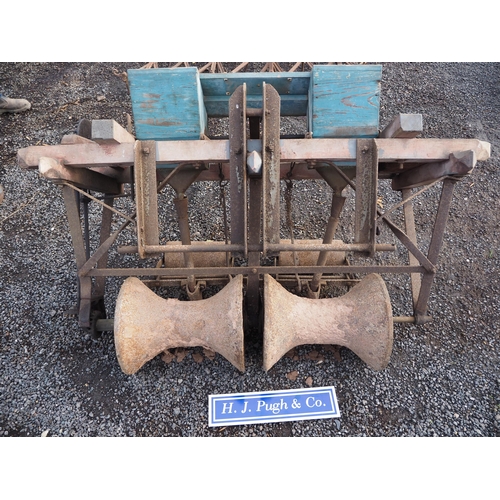 28 - Two row root drill with Alexander and Duncan makers plate