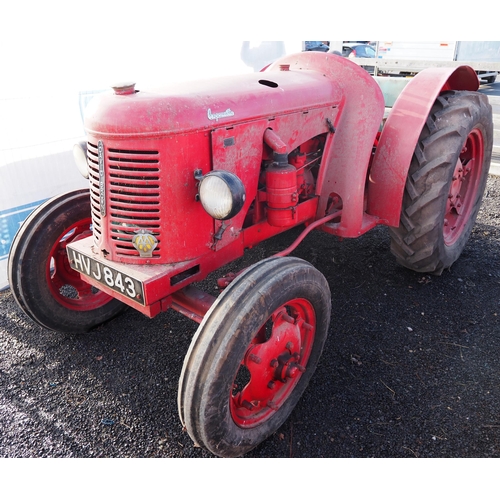 42 - David Brown Cropmaster Tractor, petrol paraffin, engine turns over, early restoration, S/n P-36335. ... 