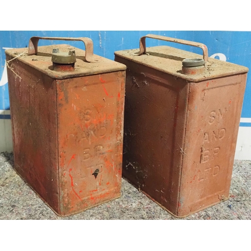 51 - SM and BP 2 gallon fuel cans - 2