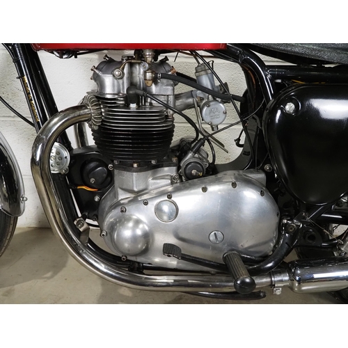 1021 - BSA Super Rocket motorcycle. 1960. 650CC.
Frame No. GA7.6575
Engine No. DA10R1630
Runs and rides, en... 
