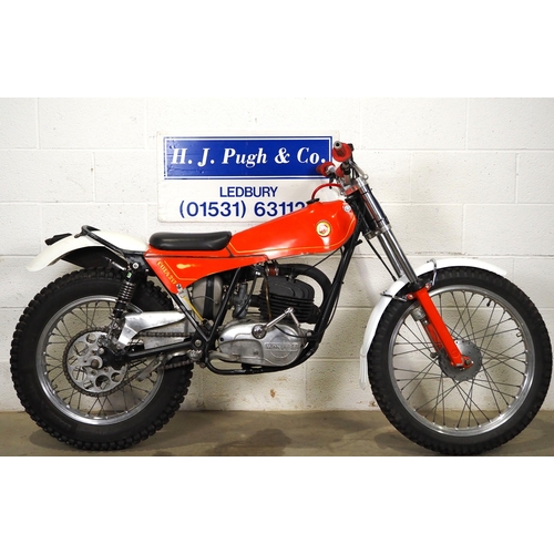 908 - Montesa Cota 247 trials bike. 1975. 247cc
Frame No. 21M25828
Engine No. 21M25828
Runs and rides. Res... 