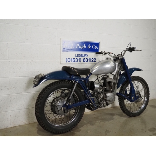 1023 - Greeves T.E.S Mk2 trials bike. 1965. 246cc
Frame No. 24TES476
Runs and rides. Fitted with original l... 