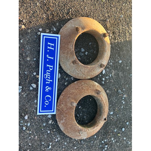 138 - Pair of Ford front weights