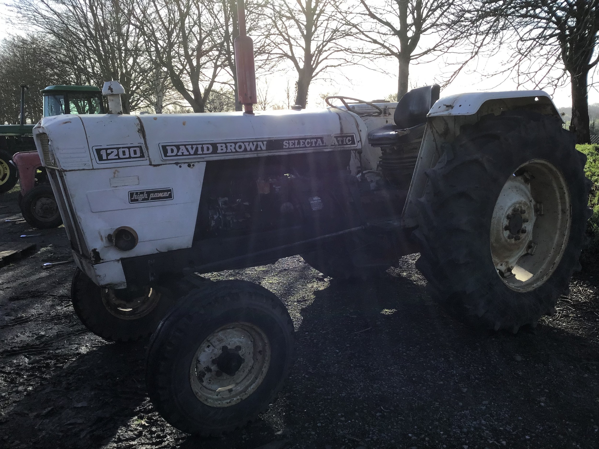David Brown 1200 Selectamatic tractor with 12 speed and foot